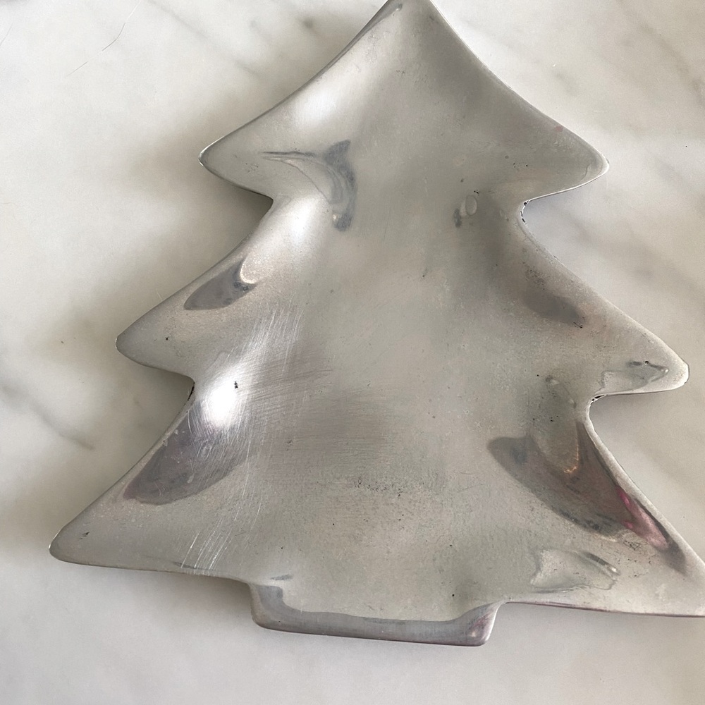 Pottery barn Christmas tree dish